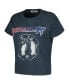 Women's Black Fleetwood Mac U.S. Tour 1977 Graphic T-shirt