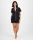 ფოტო #1 პროდუქტის Women's 2-Pc. Short Satin Pajamas Set, Created for Macy's