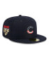 ფოტო #5 პროდუქტის Men's Navy Chicago Cubs 2023 Fourth of July 59FIFTY Fitted Hat