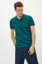 Фото #1 товара Erkek Koyu Yeşil Polo Yaka T-Shirt 1YAM12133LK