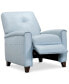 Фото #2 товара Ashlinn 34" Pastel Leather Pushback Recliner, Created for Macy's