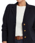ფოტო #3 პროდუქტის Women's Plus Size Combed Cotton Single-Breasted Blazer