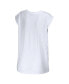 ფოტო #2 პროდუქტის Women's White Chicago Bears Greetings From Muscle T-shirt