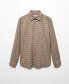 ფოტო #7 პროდუქტის Men's Check Flannel Cotton Shirt