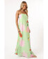 Women's Piccolo Strapless Maxi Dress Green papaya, Средний - фото #4