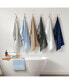 Фото #5 товара Полотенце для ванной Arkwright Home 6-предметный набор (2 ванных полотенца, 2 рушника, 2 мочалки), 600 GSM, мягкий хлопок со стильной полосатой отделкой на доббилях.