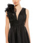 ფოტო #3 პროდუქტის Women's Plunging Ruffled A-Line Cocktail Dress