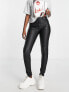 Фото #3 товара Only Royal coated skinny jeans in black