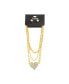 ფოტო #2 პროდუქტის Gold-Tone 3-Row Necklace with Love Letter Charms and Heart Pendant with Round CZ Earrings Set