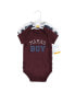 ფოტო #2 პროდუქტის Baby Boys Cotton Bodysuits, Mamas 3-Pack