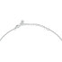Elegant silver necklace with zircons Tesori SAIW191