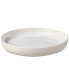 Crafted Cotton Porcelain Individual Pasta Bowl