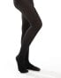 Фото #2 товара Pieces fleece lined tights in black