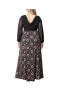 ფოტო #3 პროდუქტის Plus Size Mon Tresor Long Sleeve Lace Evening Gown