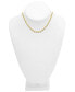 ფოტო #3 პროდუქტის Gold Plated Marine Chain Necklace 16" + 2" Extender