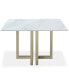 Фото #4 товара Emila 48" Square Sintered Stone Mix and Match Dining Table, Created for Macy's