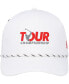 ფოტო #3 პროდუქტის Men's White TOUR Championship Patch Trucker Adjustable Hat