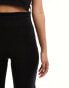 Фото #3 товара Kaiia fold waist yoga pants co-ord in black