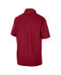 Фото #4 товара Men's Crimson Alabama Crimson Tide Coaches Half-Zip Short Sleeve Jacket
