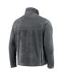 ფოტო #4 პროდუქტის Men's Brooklyn Nets Heathered Charcoal Flanker Full-Zip Jacket