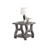 Фото #1 товара End Table With Open Shelf In Silver