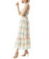 Фото #3 товара Women's Mira Striped Smocked Maxi Dress