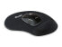 Фото #5 товара Equip Gel Mouse Pad - Black - Monochromatic - Fabric - Gel - Polyurethane - Wrist rest - Non-slip base