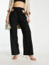 Aria Cove tailored trouser with cut-out detail in black