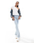 Stradivarius D98 Tall straight leg jeans in light blue