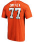 Фото #3 товара Men's Paul Coffey Orange Philadelphia Flyers Authentic Stack Retired Player Name and Number T-shirt