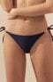 Фото #1 товара Heidi klein Women's 187642 Blue Tie Side Bikini Bottom Swimwear Size L