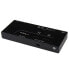 Фото #1 товара StarTech.com 2X2 HDMI Matrix Switch w/ Automatic and Priority Switching – 1080p - HDMI - Aluminium - Plastic - Black - 10 m - 1280 x 720 (HD 720) - 1920 x 1080 (HD 1080) - 1920 x 1200 (WUXGA) - 1080p - 720p