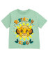 ფოტო #1 პროდუქტის Boys Lion King Simba Birthday Metallic Print T-Shirt Green