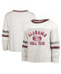 ფოტო #1 პროდუქტის Women's Oatmeal Distressed Alabama Crimson Tide All Class Lena Long Sleeve T-shirt