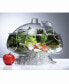 Фото #3 товара Salad On Ice With Dome Lid Acrylic Salad Bowl and Servers