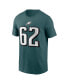 ფოტო #2 პროდუქტის Men's Jason Kelce Midnight Green Philadelphia Eagles Player Name and Number T-shirt