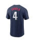 Men's Carlos Correa Navy Minnesota Twins Fuse Name Number T-Shirt