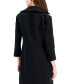 Women's Wide-Collar 3/4-Sleeve Kissing Coat Topper