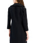 ფოტო #2 პროდუქტის Women's Wide-Collar 3/4-Sleeve Kissing Coat Topper