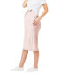Maternity Lexie Satin Midi Skirt