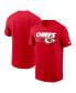 Фото #2 товара Men's Red Kansas City Chiefs Division Essential T-shirt