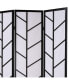 3-Panel Climbing Screen Room Divider, Black