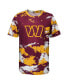 ფოტო #2 პროდუქტის Big Boys Burgundy, Gold Washington Commanders Cross Pattern T-shirt