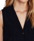 ფოტო #4 პროდუქტის Women's Sleeveless Button-Down Blouse