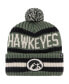 Фото #1 товара Men's Green Iowa Hawkeyes OHT Military-Inspired Appreciation Bering Cuffed Knit Hat with Pom