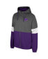 Фото #2 товара Men's Charcoal Kansas State Wildcats Miles Full-Zip Jacket