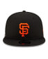 ფოტო #4 პროდუქტის x MLB Men's Black San Francisco Giants 9FIFTY Snapback Hat