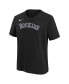 ფოტო #3 პროდუქტის Big Boys and Girls Kris Bryant Black Colorado Rockies Home Player Name Number T-Shirt