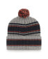 Фото #2 товара Men's Graphite Chicago Bears Rexford Cuffed Knit Hat with Pom