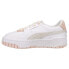 Puma Cali Dream Colorpop Lace Up Womens Off White, Pink, White Sneakers Casual